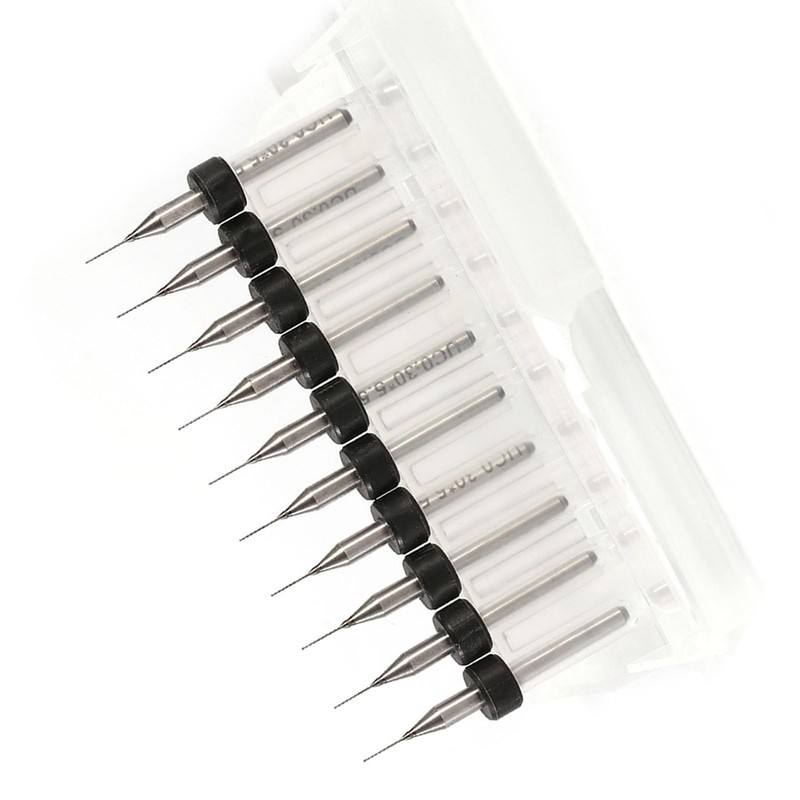 10pcs PCB Print Circuit Board Carbide Micro Drill Bits Tool