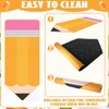 7x3 ft Pencil Classroom Rug Yellow Classroom Carpet Back to