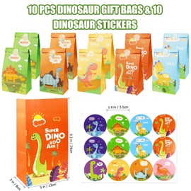 Lunriwis 122PCS Dinosaur Party Bags Fillers, Dinosaur Party Favours for Kids, Dinosaur Pinata Party Bag Fillers, Dinosaur Slap Bracelet Keychains Ring Tattoo Party Supplies Toys for Kids Boys Girls