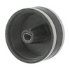 SPARES2GO Silver/Black Switch Knobs compatible with Lamona LAM3200 LAM3204 LAM3401