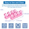 ZaxSota Pedicure Toe Separators for Bunion Relief & Nail Polish