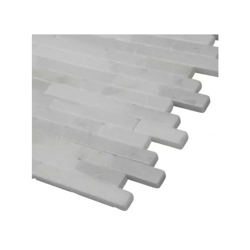Tenedos 8x18 Greecian White Carrara Tumbled Marble Wall Tile –