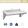 Hally Stainless Steel Shelf 12 x 60 Inches 315 lb,