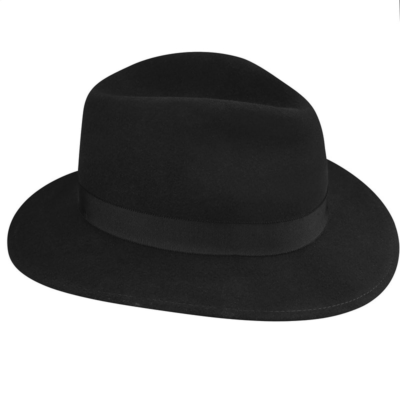 Bailey Curtis Litefelt® Fedora - Black/XXL