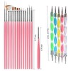 Nail Brushes Designer Set,Nail Art Tool with 19pcs Nail Painting