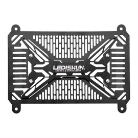 LEDISHUN Radiator Core Guard for Kawasaki Ninja 400 Z400 (2018-2023) Ninja 250 Z250 (2019-2023) Eliminator 400 (2023-) Motorcycle Radiator Parts (Black)