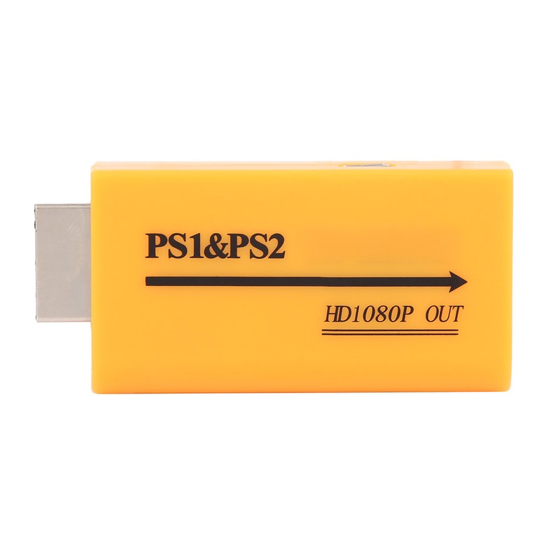 PS1/PS2 to HDMI Video Converter Adapter Output Composite 7x3.5x1.5cm