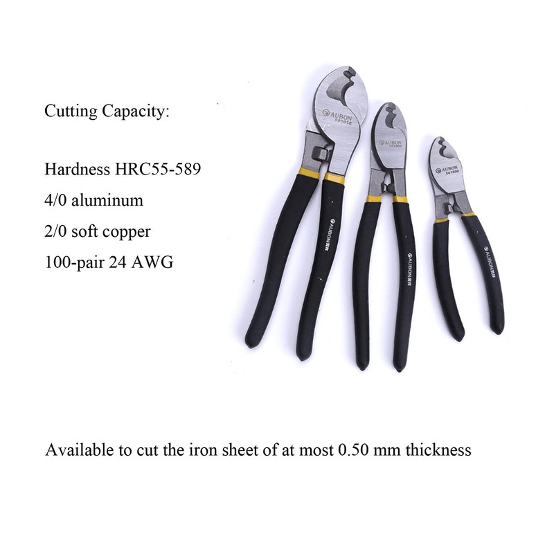 Auban Tools Heavy Duty Cable Cutter – Material in American