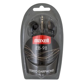 Maxell 303499 Headphones EB-98 3.5 mm Jack Black