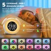 SOLVIEW Children's Alarm Clock, Sleep Trainer with 15 Colour Light