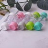 Round Lens Case Lens Case Clamp Lens Case Hard Lens Case Eye Carrier Portable Portable Lens Case Lens Case 04.White/ONESIZE 6ea