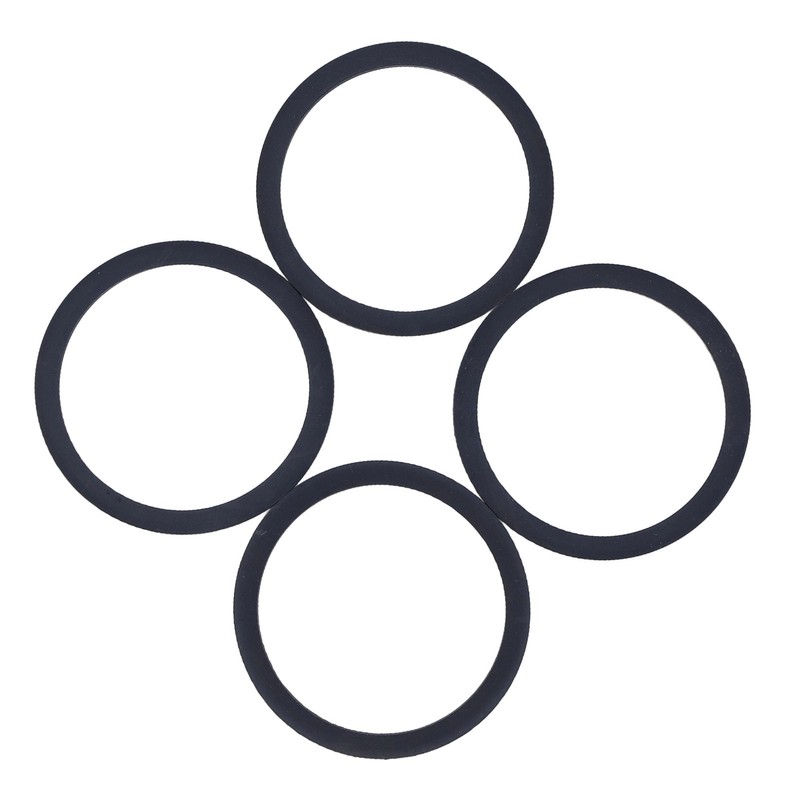 4 Pcs Silent Crossover Rings Rubber Shock Absorber Silencer Ring