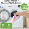 HASTHIP® Rollo de Toallas Microfibra, 50 Paños de Limpieza Reutilizables