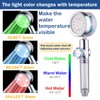 ANTOWER LED Shower Head with Handheld High Pressure Shower Heads