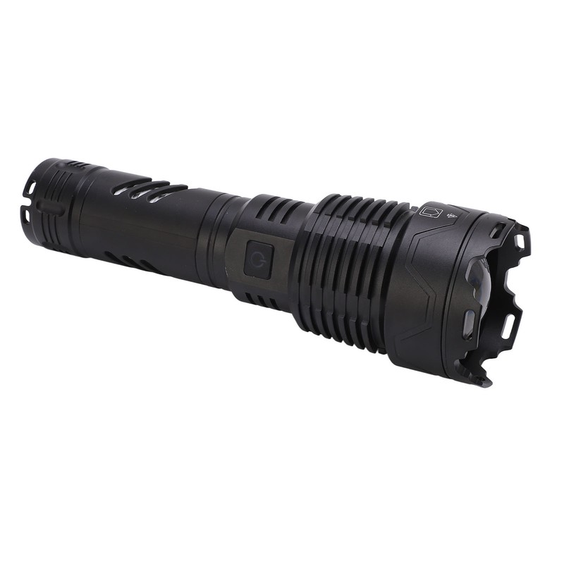 Telescopic LED Flashlight High Bright USB Rechargeable Zoomable Flashlights IPX4