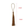 Makhry 100pcs 13cm/5 Inch Silky Floss Bookmark Tassels with 2-Inch