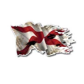 Decals by Haley 3x Alabama State Flag Decal Sticker Car Truck Window Vehicle Bumper Auto Graphic