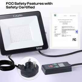 Caydo 50W LED UV Screen Printing Light, Exposure Unit for Screen Printing with 1 to 99 Minutes Timing Device for Screen Printing and Cyanotypes