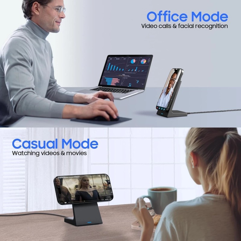 JIAFA 20w Fast Mag-Safe Charger Stand,Stickabl