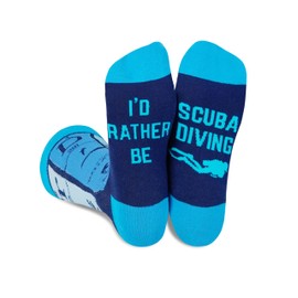 InnoBeta Scuba Diving Gifts, Gifts on Birthday and Christmas, One Size Crew Socks