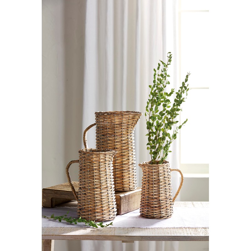 Mud Pie Willow Pitcher, Medium, 8 1/4" x 9 3/4"