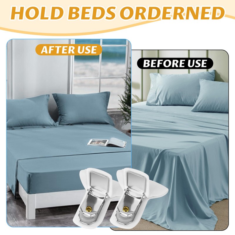 6Pcs Duvet Clips & Bed Sheet Clips,Durable Duvet Cover Clips