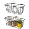 MaraFansie Hanging Kitchen Baskets Wire Storage Basket Over the Cabinet