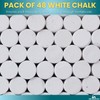 1InTheOffice Blackboard Chalk, White Chalk Dustless, White Chalkboard Chalk, 48