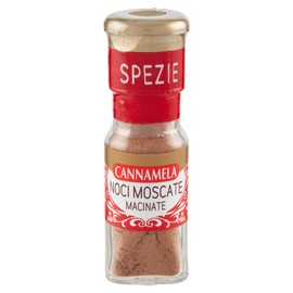 Cannamela, Linea Maxi Oro, Noci Moscate Macinate, Confezione da 55g, per Piatti a Base di Carne, Purè di Patate, Besciamella e Pasta Ripiena, Ideale per Preparazioni Dolci e Salate