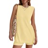 NENONA Womens 2025 Knitted Lounge Sets Sleeveless Tunic Top Matching