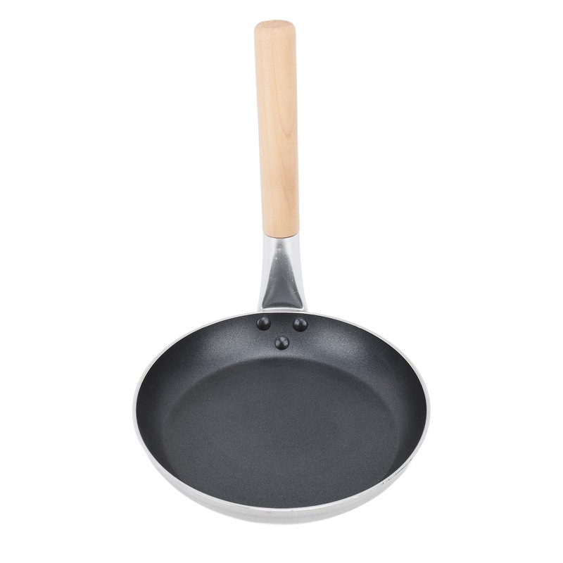Black Non Stick Pan Household Frying Pan Portable Cooking Pan