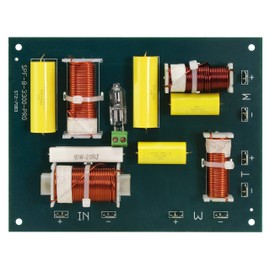 3-way crossover, 400 watts, 12dB, 8 ohms