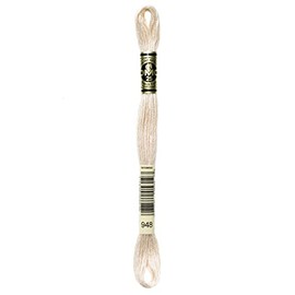 DMC 6-Strand Embroidery Cotton Floss, Very Light Peach Flesh