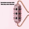 3 in 1 Rose Quartz Face Roller Massager Germanium Facial