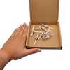 SKIR'CO (10 pcs) Large Flange Aluminium Blind Rivets 4.8 x