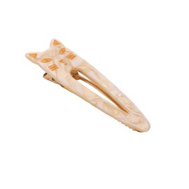 Cat Hair Clips for Women Girls Fashion Hairpins Alligator Clip Hair Accessories Beige Pattern