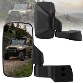 OFIG Ranger Side Mirrors Door Mounted, Ranger Door Mirrors Compatible with Polaris Ranger with Original Full Doors, Ranger Crew SP XP 1000 570 (Not for Mid Size), Commercial Pro XD, Ranger XD 1500