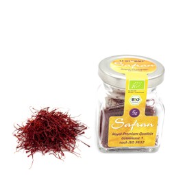 Organic Saffron Royal Premium Threads, Premium Quality, Class I, 100% Real Saffron, DE-ÖKO-006 (5 g)