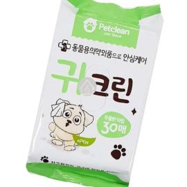 귀크린 티슈 30매 애견물티슈 펫티슈 반려동물물티슈 Gookrin Tissue 30 Sheets Pet Wet Wipes Pet Tissue Animal Wet Wipes