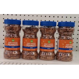 Island Choice Honey Roasted Peanuts Salted (4 Jars of 7.5 oz Each) 30 oz Total (Free Shipping)