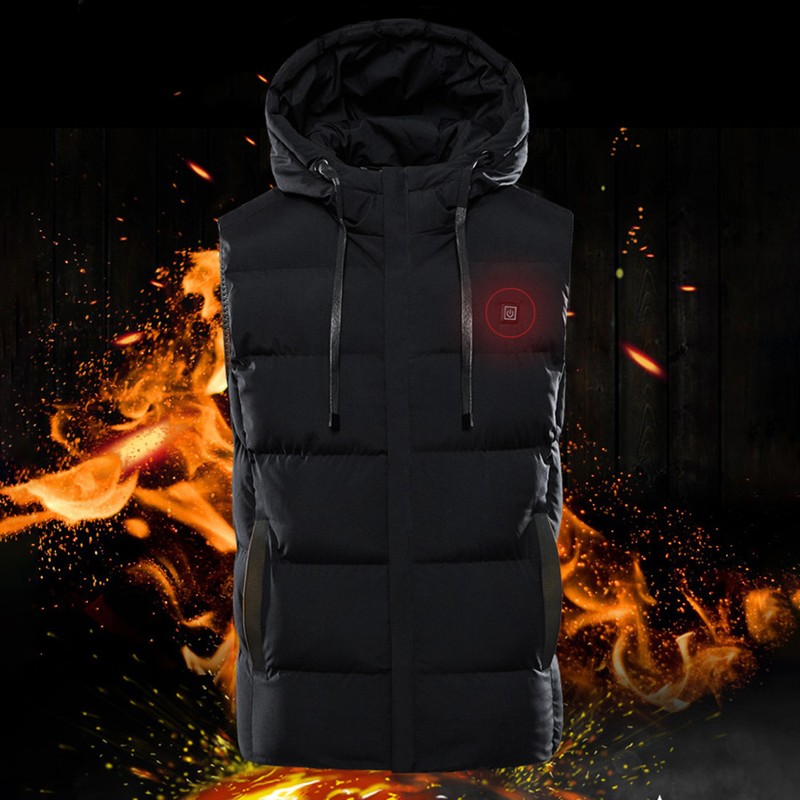 Heated Vest USB Electric Heated Vest Washable Heating Jacket for
