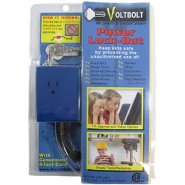 VoltBolt Power Plug Lock-out - The Power to Control Power - Keyed Different