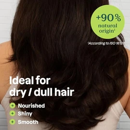 ATTITUDE Barra de champú nutritiva, origen natural, para cabello seco y opaco, aceite de aguacate y arcilla azul, ingredientes verificados y limpios p