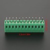 10 Pcs 2.54mm Pitch 12 Pin Plug In Connectors, PCB