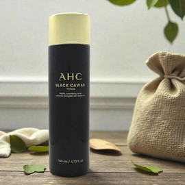 AHC 블랙캐비어 토너 140ml /미백 주름개선 슈퍼푸드 캐비어 케어 AHC Black Caviar Toner 140ml / Whitening Anti-Aging Superfood Caviar Care
