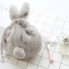 Kingsie Cosmetic Pouch, Cosmetic Bag, Rabbit, Fluffy, Cosmetic Pouch, Drawstring