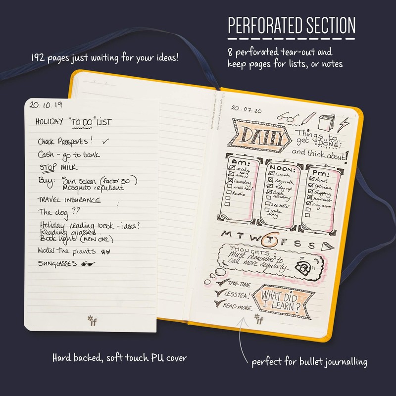 IF Bookaroo Notebook A5 Journal - Cream