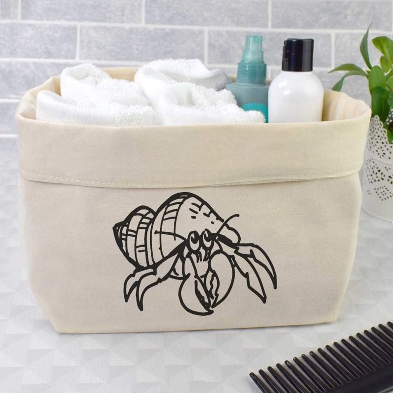 Large 'Hermit Crab' Canvas Organiser/Storage Bag (OR00010778)