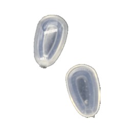 NicelyFit Clear Nose Pads for Oakley Eyeglass Frames OX3122 Tincan Tinfoil Tailpin Caveat Feedback etc., Clear, 12mm x 7mm