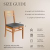 Thougthings Dining Chair Seat Covers, Soft Removable Washable Dining Room